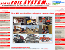 Tablet Screenshot of edilsystem.it